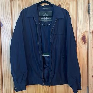 Navy Blue Weatherproof Jacket